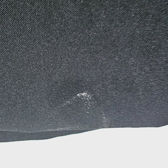 Vintage Black‎ Faux Suede Blazer White Collar Womens Size 13/14《905》A - Picture 5 of 6